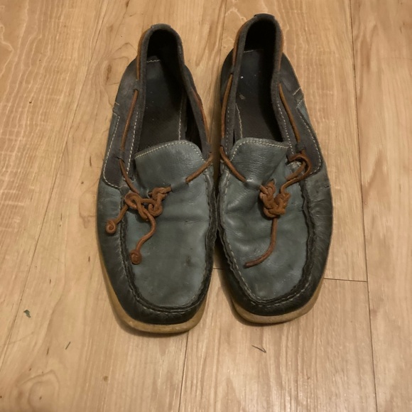 Other - Very worn Multi- colored sail boat shoes
